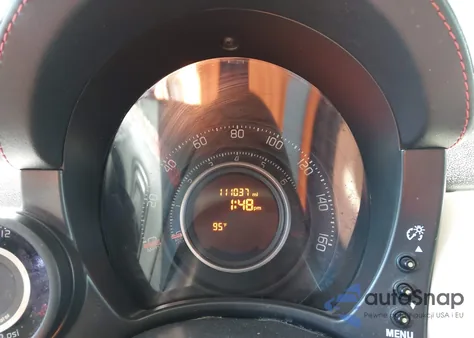 2014 Fiat 500 Abarth z USA, uszkodzony, nr VIN 3C3CFFFH0ET288581